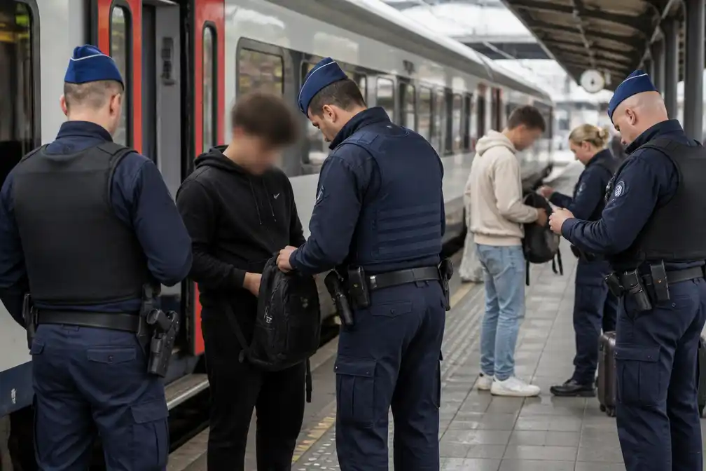 Overlastcontrole in station Kortrijk: 23 treinreizigers betrapt met drugs