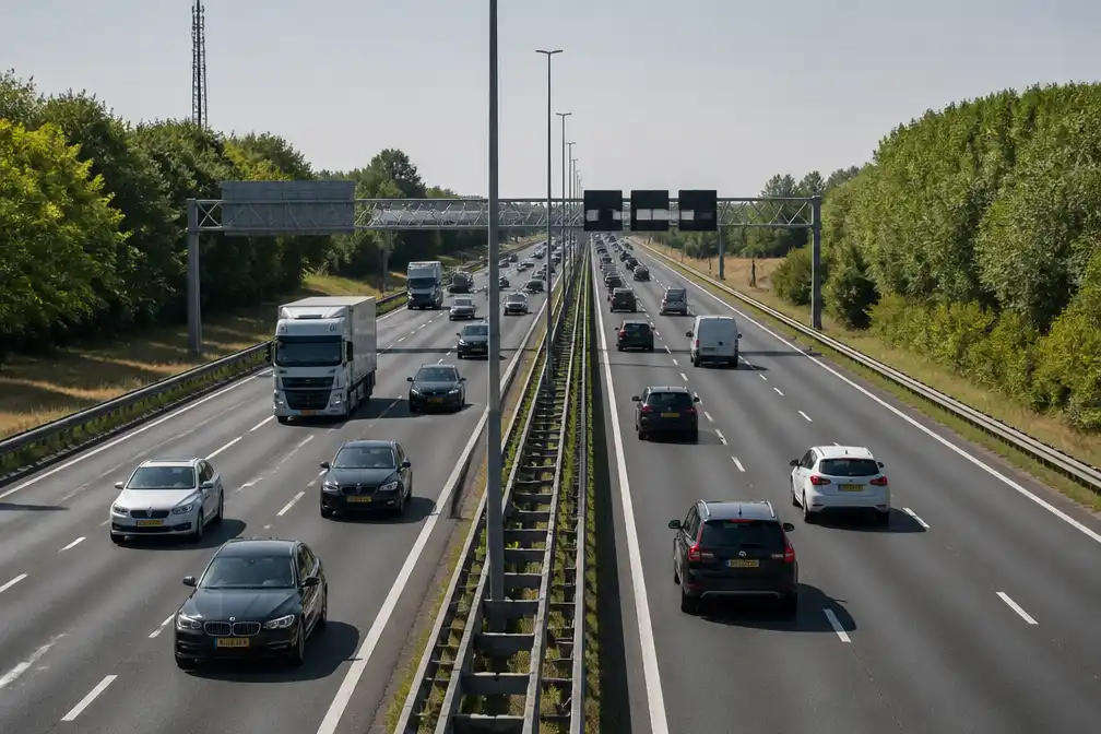 Normale ochtendspits ondanks code rood vanwege hitte op 26 juni 2026