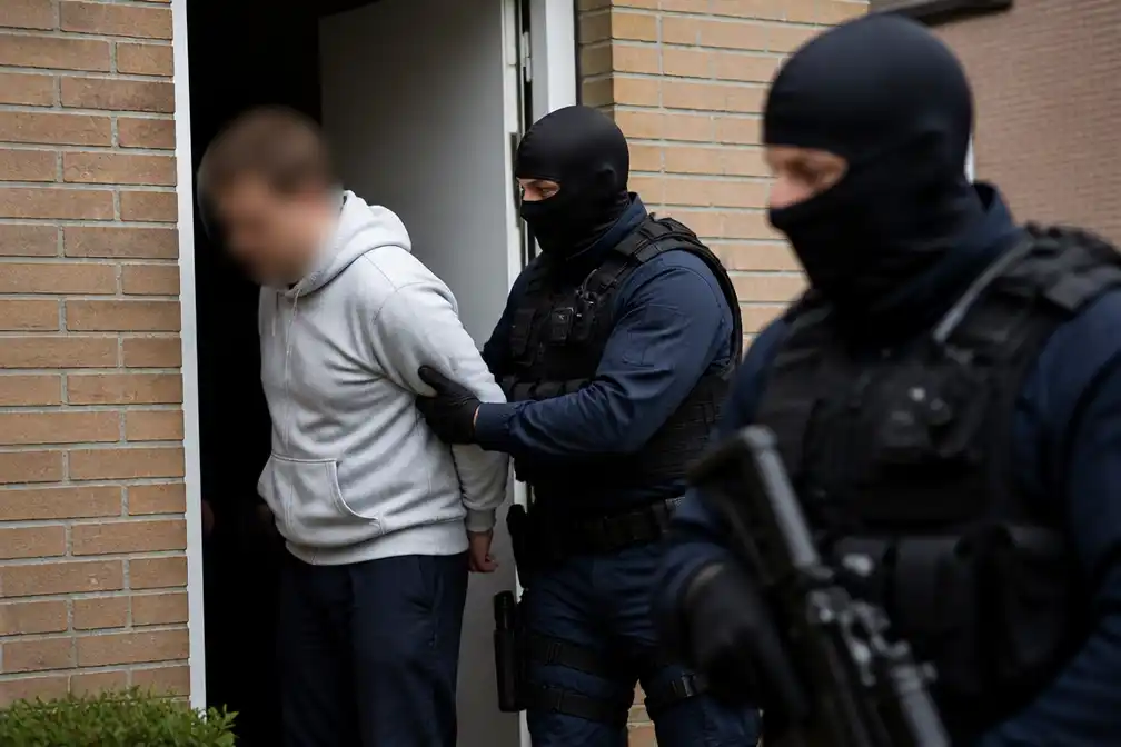 Arrestatie van vermeende ShinyHunters-leider Pepijn van der S.: twee tegenstrijdige beelden