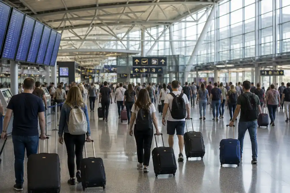 Meer passagiers op Europese luchthavens in zomerperiode