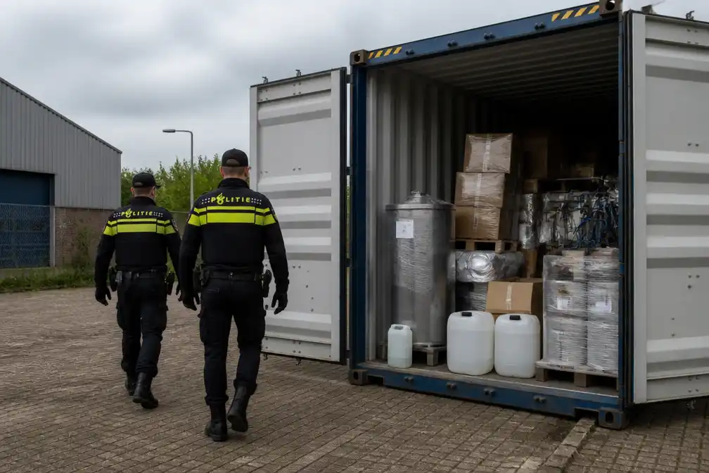Politie ontmantelt mogelijk drugslab in Tubbergen voordat het in bedrijf was