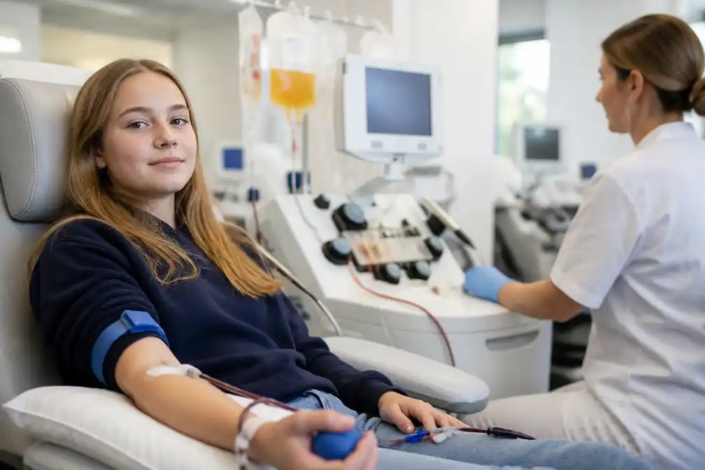 Rode Kruis-Vlaanderen mikt op 5.000 plasmadonaties tijdens Plasmaweek voor patiënten zoals Hanne (12)