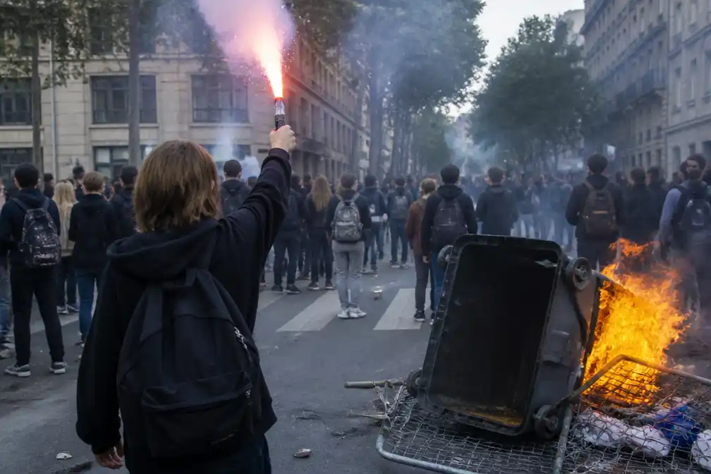 Frankrijk houdt meer dan 400 scholen dicht na protesten en bijna 2.000 arrestaties