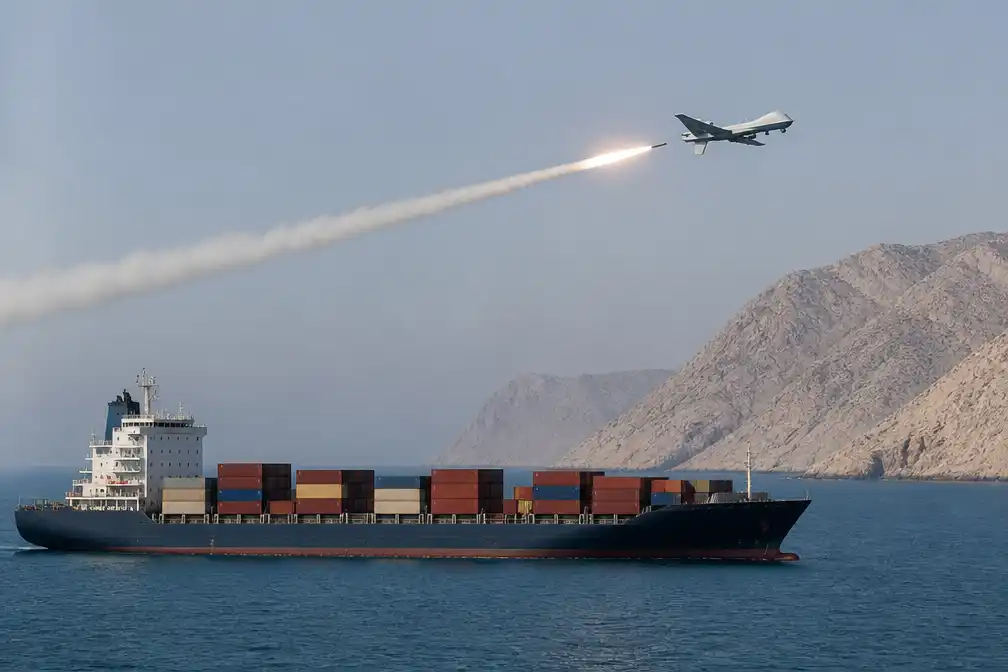 Iran valt vrachtschip aan in Straat van Hormuz en claimt recht op verkeerscontrole