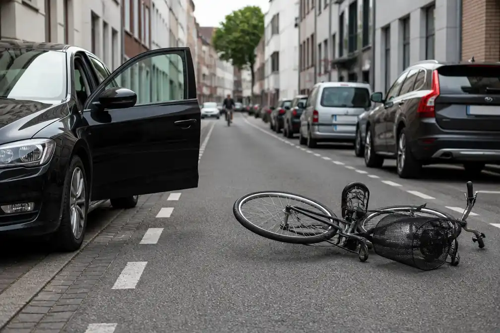 Fietsster (43) in levensgevaar na uitwijken voor openzwaaiende autodeur in Antwerpen