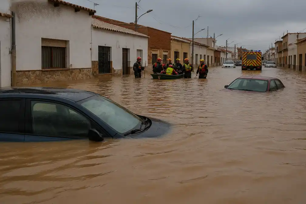 102-jarige vrouw omgekomen bij overstromingen in Spaanse Madrigueras