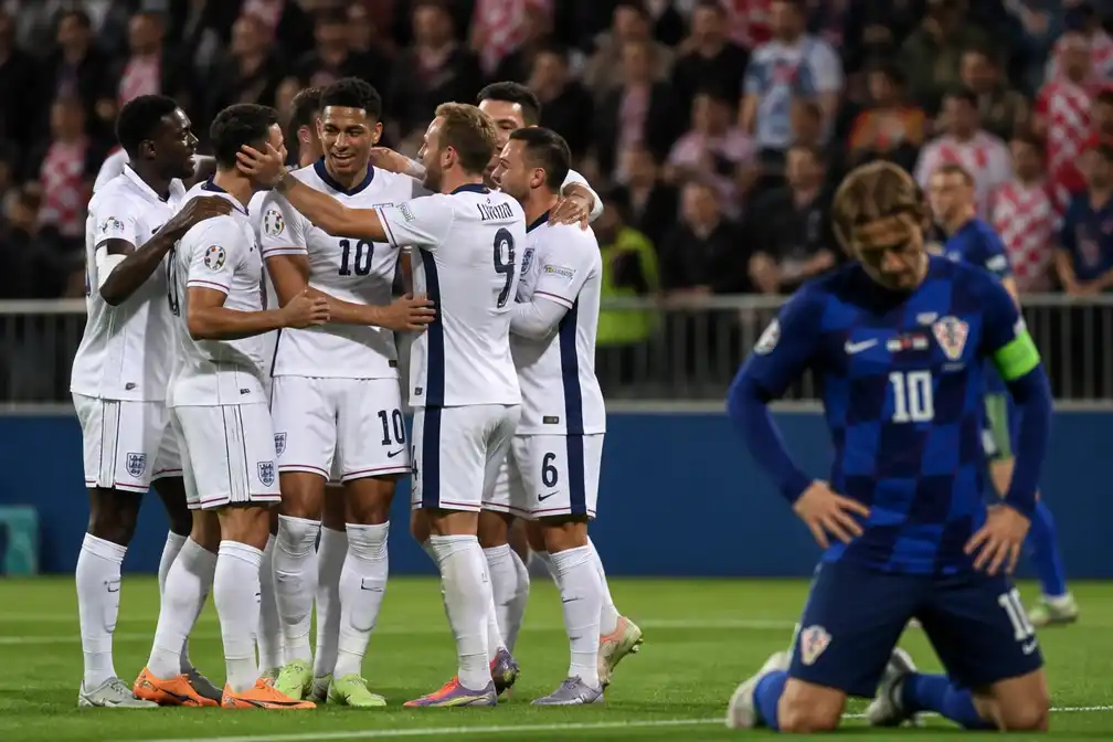 Engeland overklast Kroatië met 7-0 in Nations League, ploeg Tuchel blijft tweede