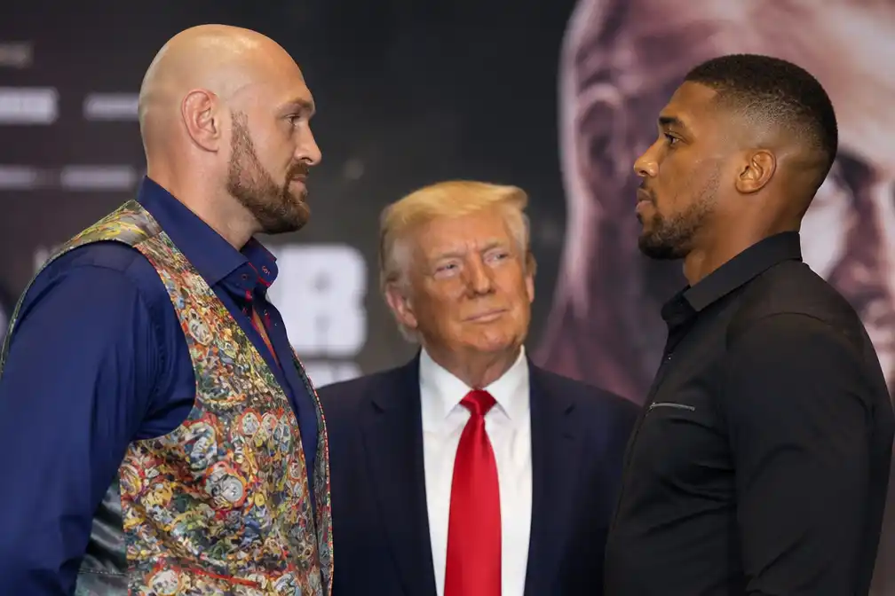 Tyson Fury wil Donald Trump mee de ring in voor gevecht met Anthony Joshua