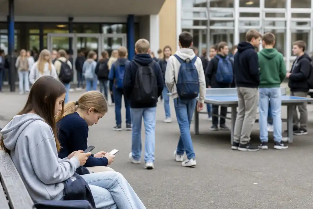 Kabinet wil telefoonverbod op school vanaf 2027 ook op schoolplein en in pauzes
