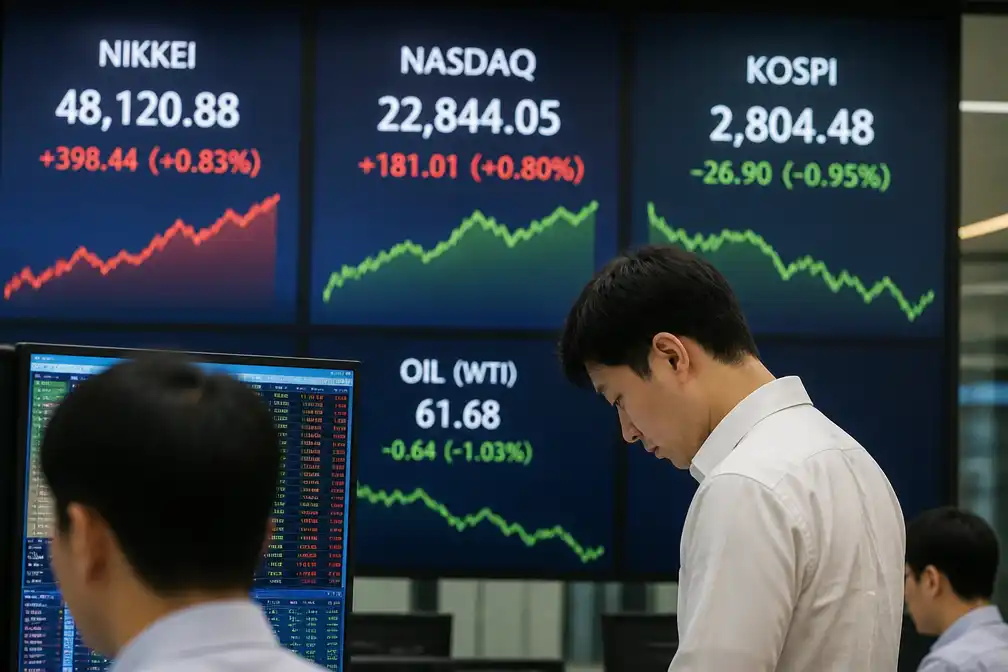 Aziatische beurzen gemengd: Japan wint, Kospi zakt door verlies Samsung