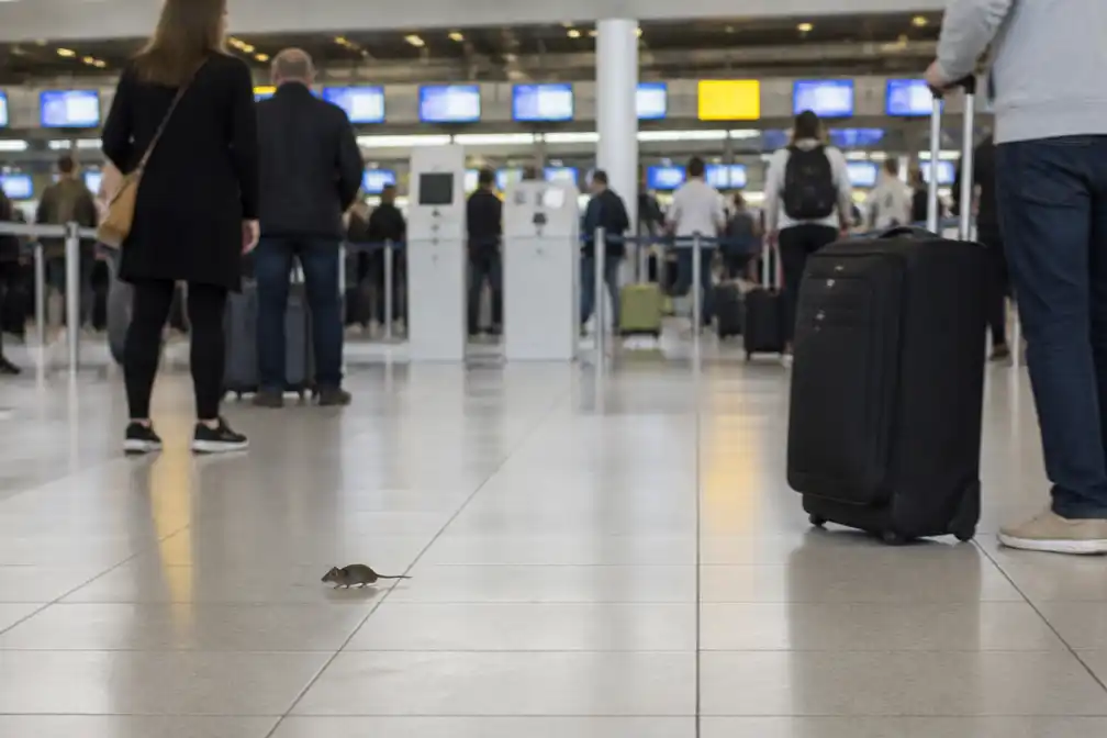 Schiphol bevestigt meer ongedierte na muizenvideo in vertrekhal