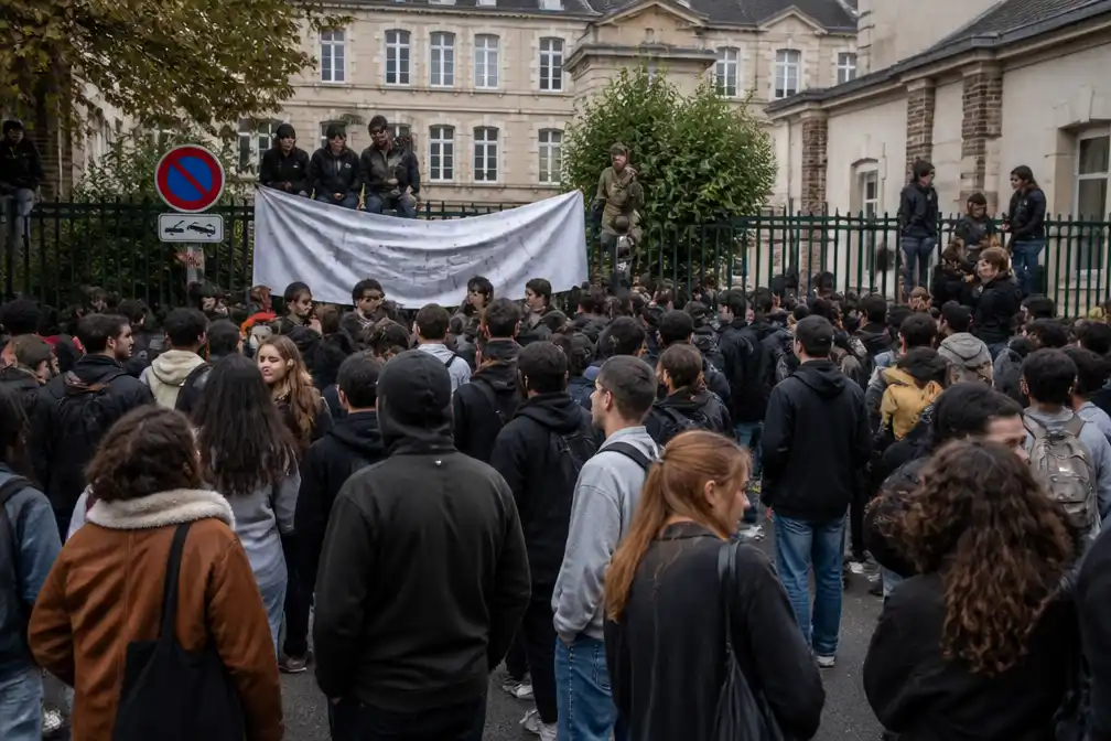 Fransen steunen scholieren die al weken actievoeren voor beter onderwijs
