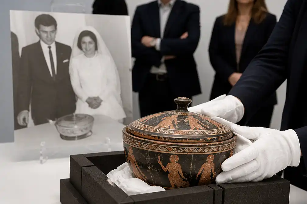 Allard Pierson Museum geeft geroofde antieke vaas terug aan Sicilië