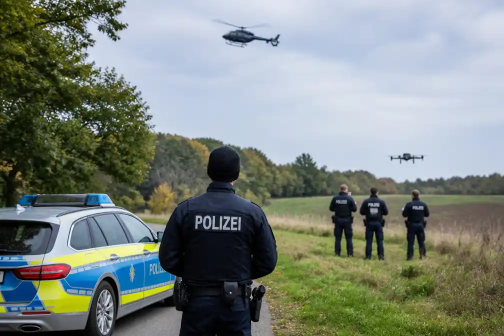 Duitse politie zoekt bij München met drones en helikopter naar mogelijke poema