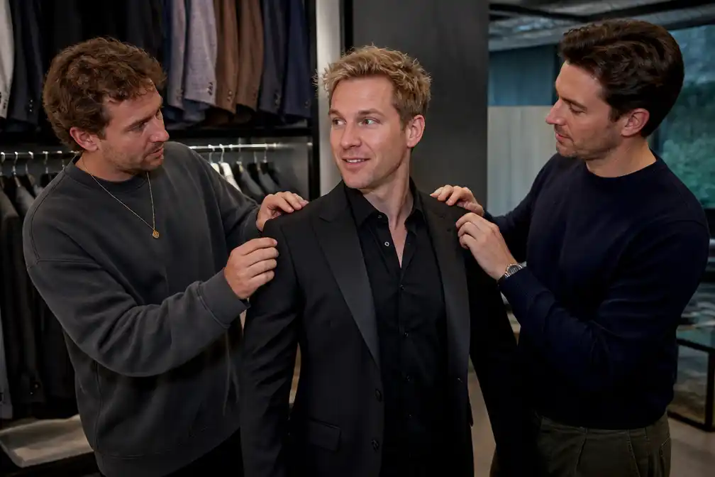 Tobias Camman schakelt Daan Boom en Stijn van Vliet in voor Televizier-look