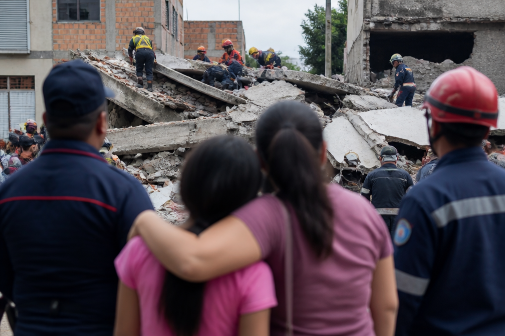 Moeder omgekomen bij reddingspoging dochter tijdens aardbevingen Venezuela