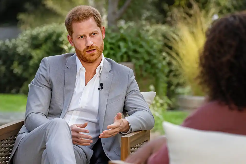 Prins Harry zegt na zijn vertrek uit het koningshuis in een depressie te zijn geraakt