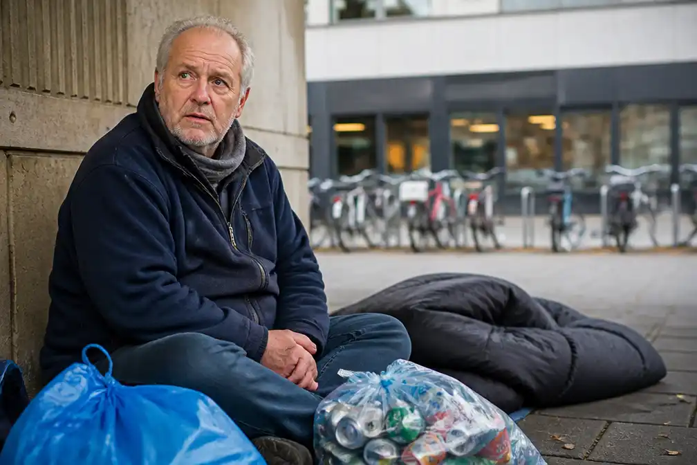 Pieter Willems (64) verloor huis in Cuijk en demonstreert tegen woningnood