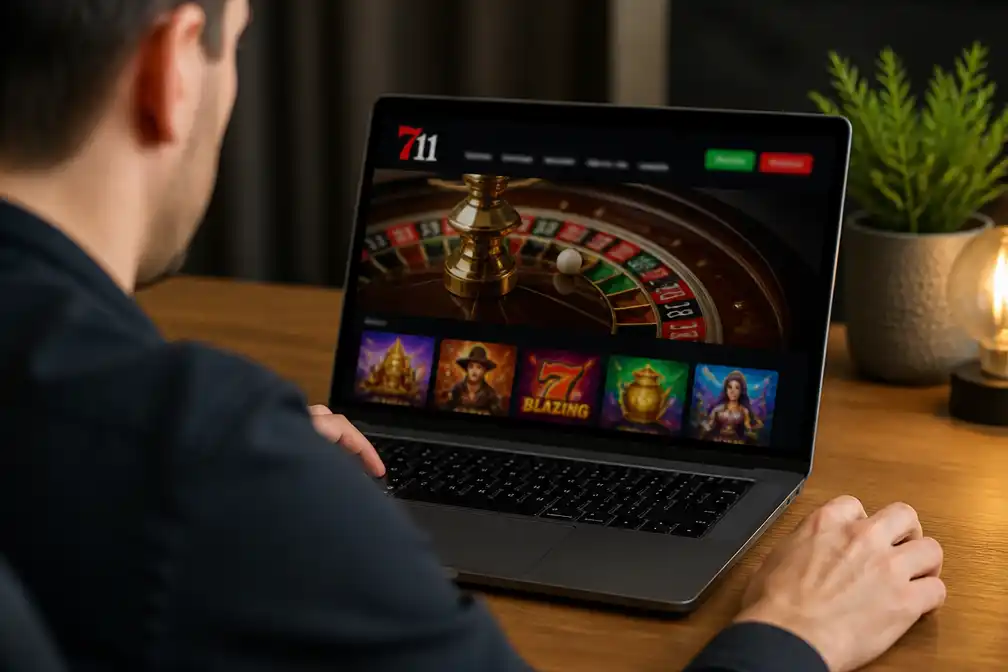 Kansspelautoriteit berispt onlinecasino 711 om verplicht inzetten