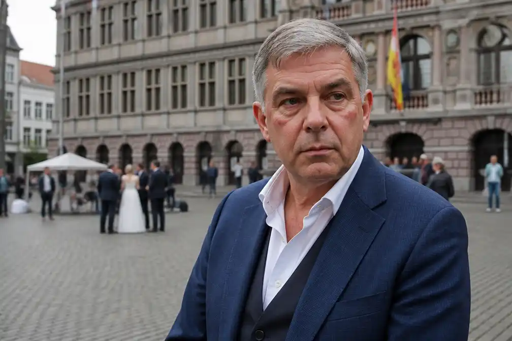 Filip Dewinter lichtgewond na ruzie met familie aan Antwerps stadhuis