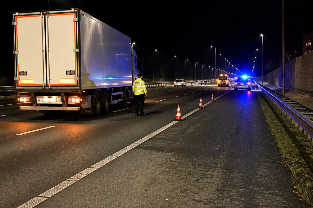 Voetganger overleden na aanrijding met vrachtwagen op A58 bij Tilburg