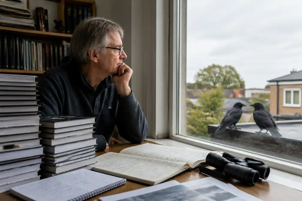 Arie Pieters stopt na twaalf jaar kraaien volgen in 's-Gravendeel door westnijlkoorts