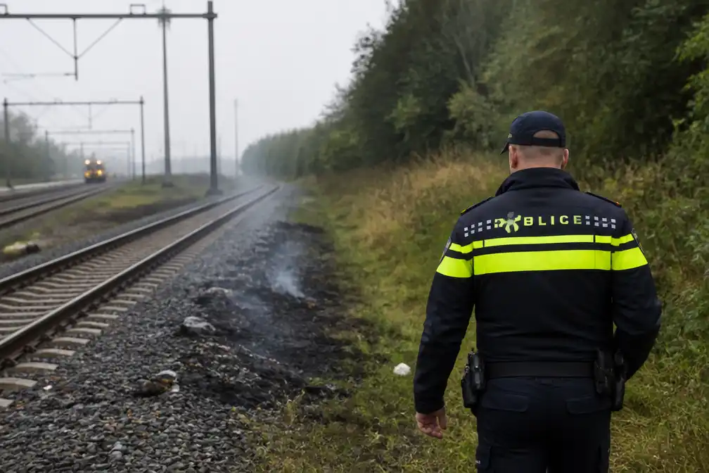 Politie: onderzoek naar brandstichting bij spoor Rotterdam kost tijd