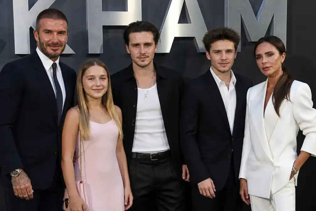 David en Victoria Beckham eten elke zondag met hun kinderen