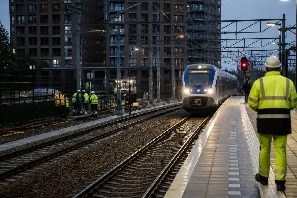 Treinverkeer Rotterdam-Delft hervat twee uur eerder na brandstichting
