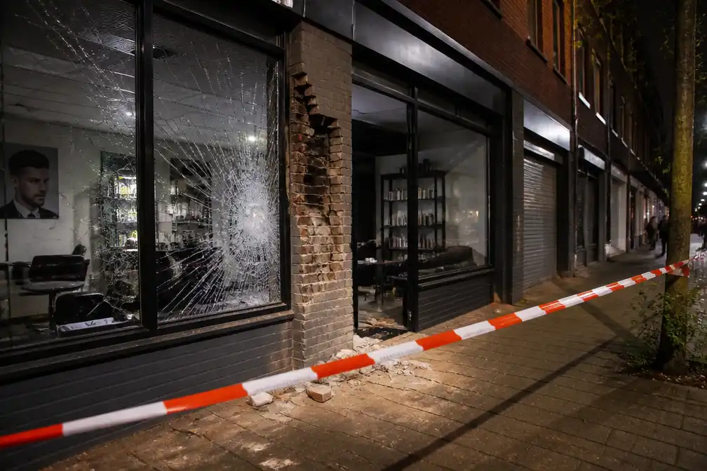Explosie beschadigt kapperszaak in Vlaardingen, mogelijk link met kappersoorlog