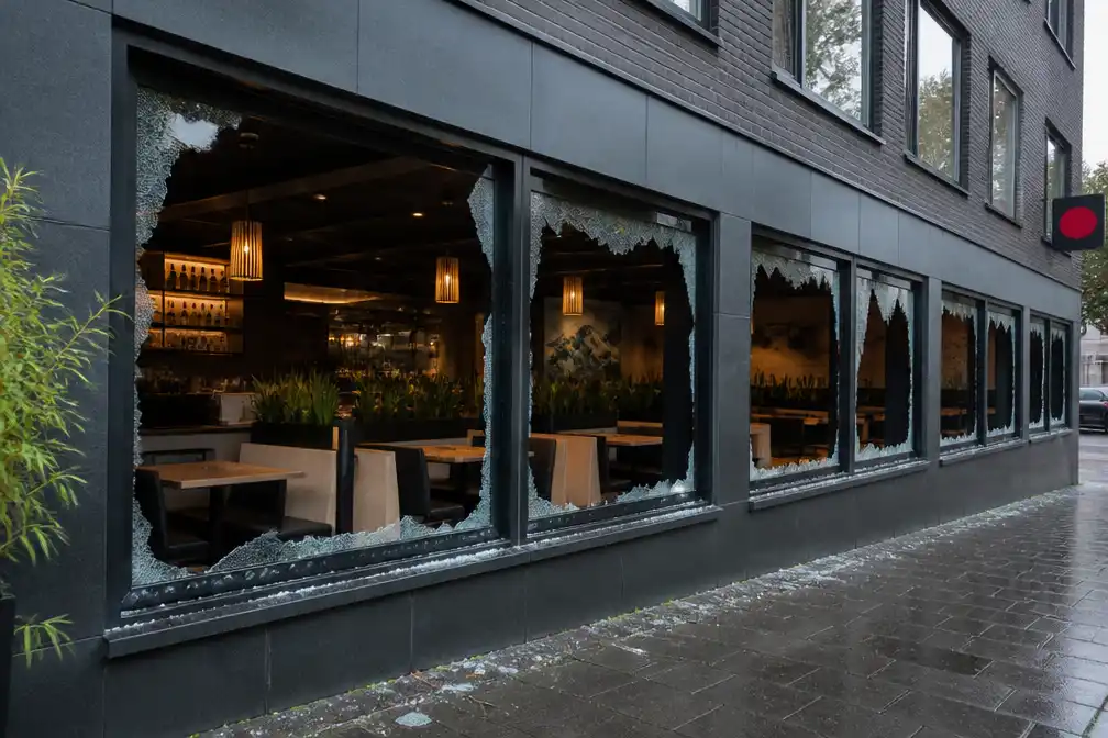 Sushizaak Henk's Spot in Borgerhout maand dicht nadat alle ruiten zijn ingeslagen