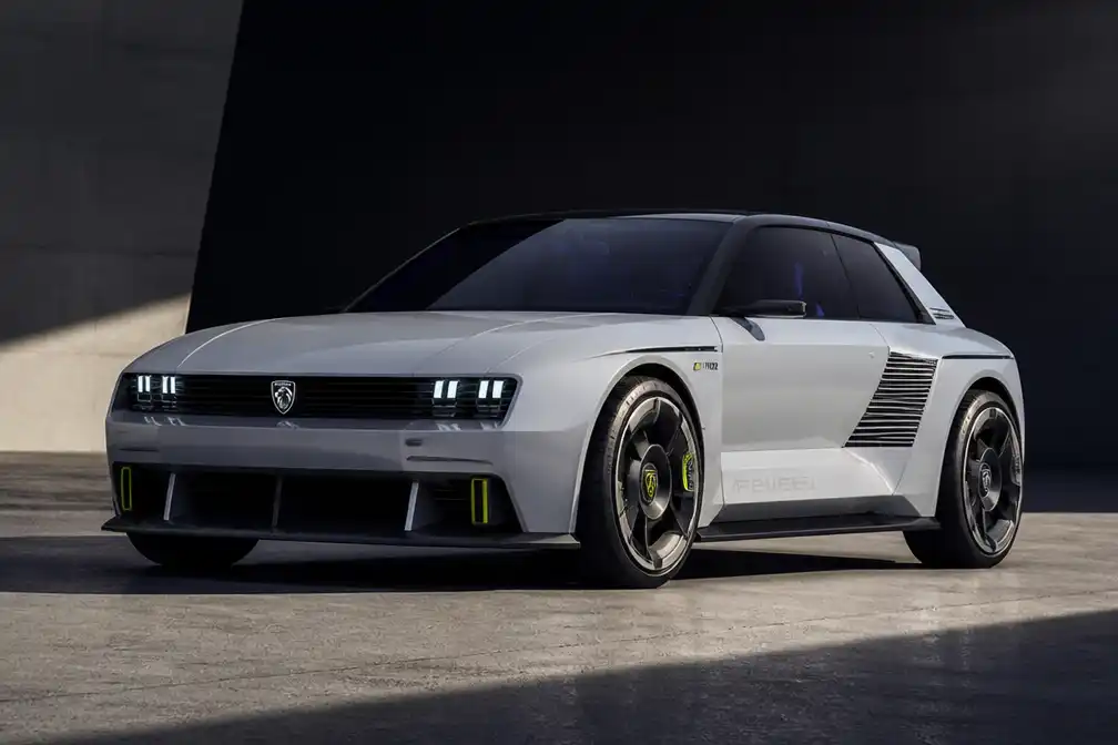 Peugeot E-T16 Concept vooruitblik op elektrische 208 met jaren-80-design