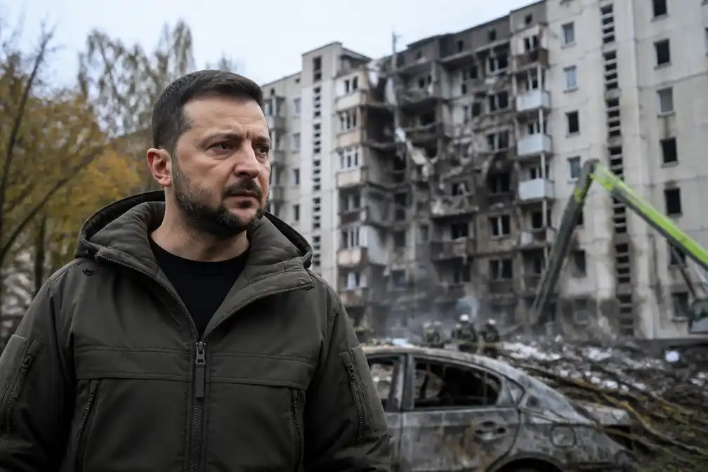 Zelensky: bondgenoten waarschuwden niet voor Russische raketaanval op Kyiv