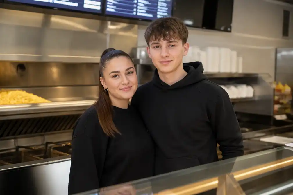 Dianna (21) en Jean-Baptiste (20) nemen frituur Den Tipzak over