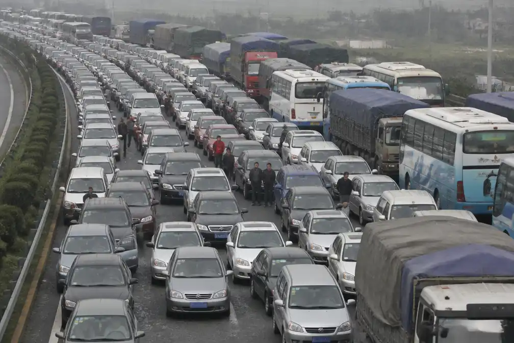 File in China duurde twaalf dagen en was bijna 100 kilometer lang