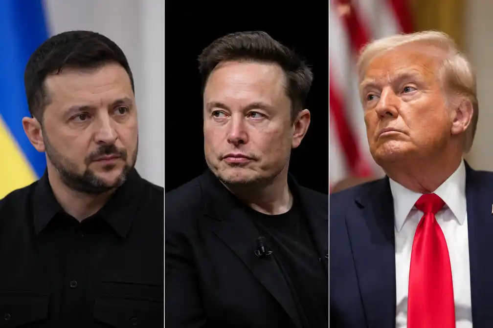 Zelensky zat tegenwerking VS bij Starlink voor droneaanvallen, Musk wijst naar Trump
