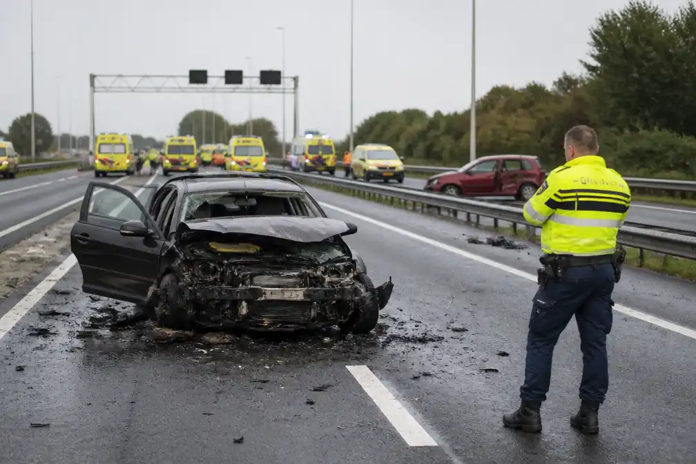 Bestuurder dodelijk ongeval A2 bij Breukelen was onwel geworden