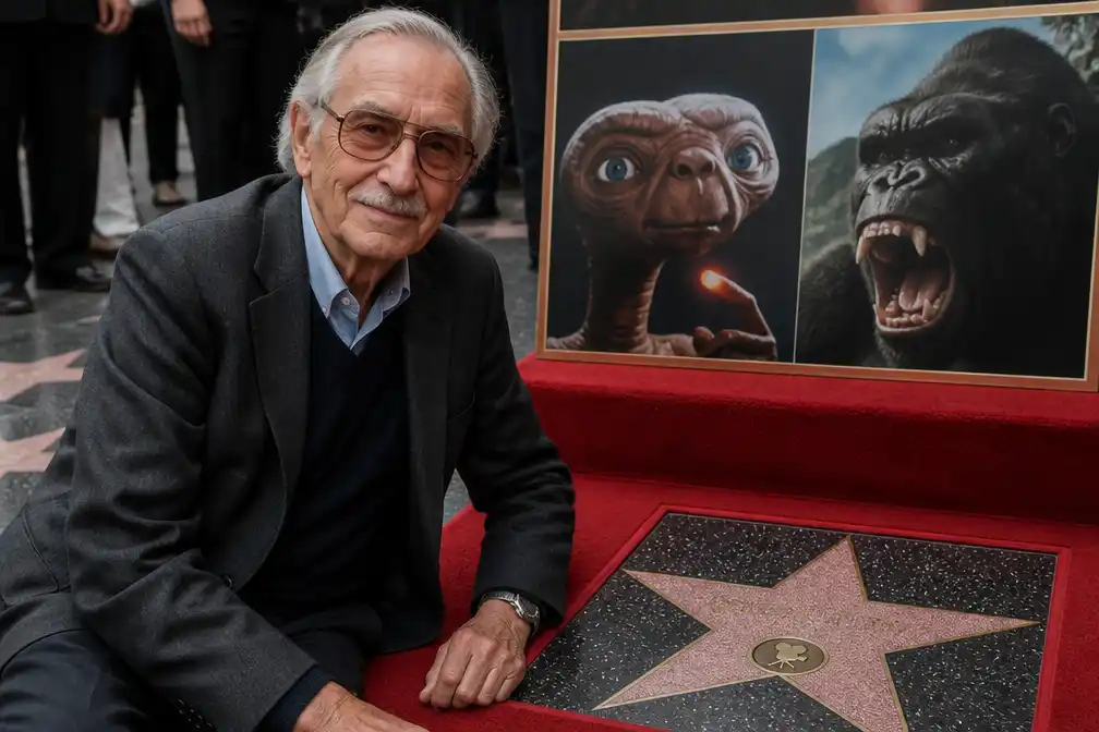 Carlo Rambaldi, maker van E.T. en King Kong, krijgt postuum ster in Hollywood
