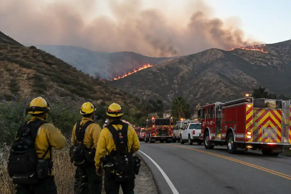 Bosbranden in Zuid-Californië leiden tot evacuaties en stroomafsluitingen
