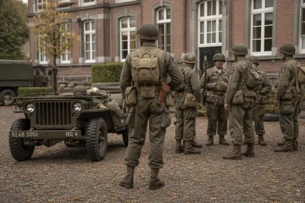 Camp Rouwmoer in Essen laat einde Tweede Wereldoorlog herbeleven met honderdtal re-enactors