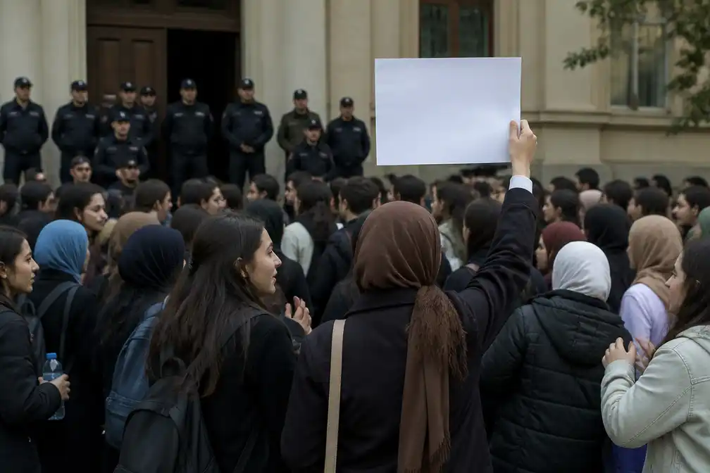 Hoofddoekverbod op Azerbeidzjaanse scholen leidt tot protesten en spanningen met Turkije en Iran