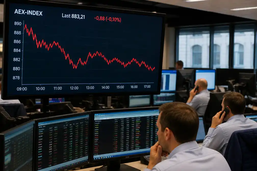 AEX beperkt verlies tot 0,1 procent op negatieve Europese beursdag