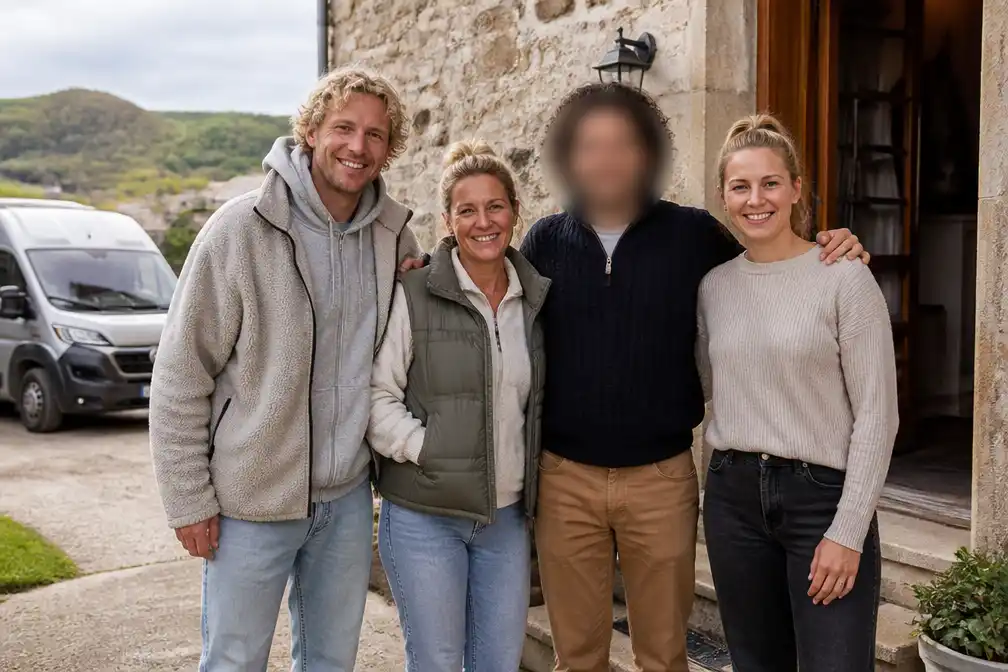 De Hanslers ontmoeten Illya en Sylwia uit B&B Vol Liefde in Frankrijk