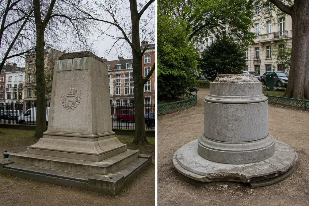 Bronsdieven stelen standbeelden van koning Albert I en Assepoester in Brussel