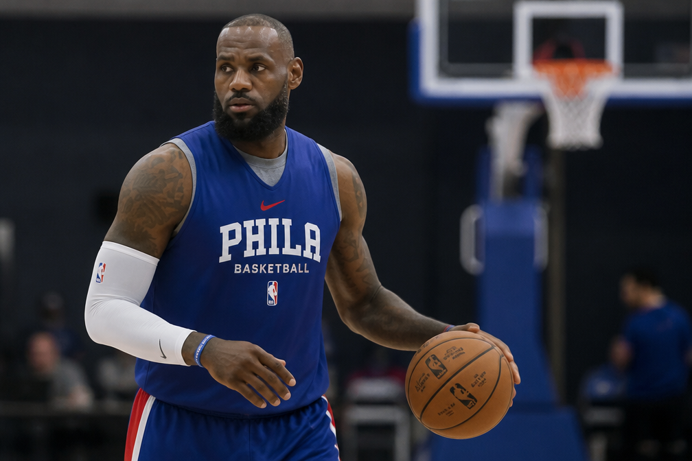 LeBron James opent 24e NBA-seizoen op zijn 41e met 76ers tegen Knicks