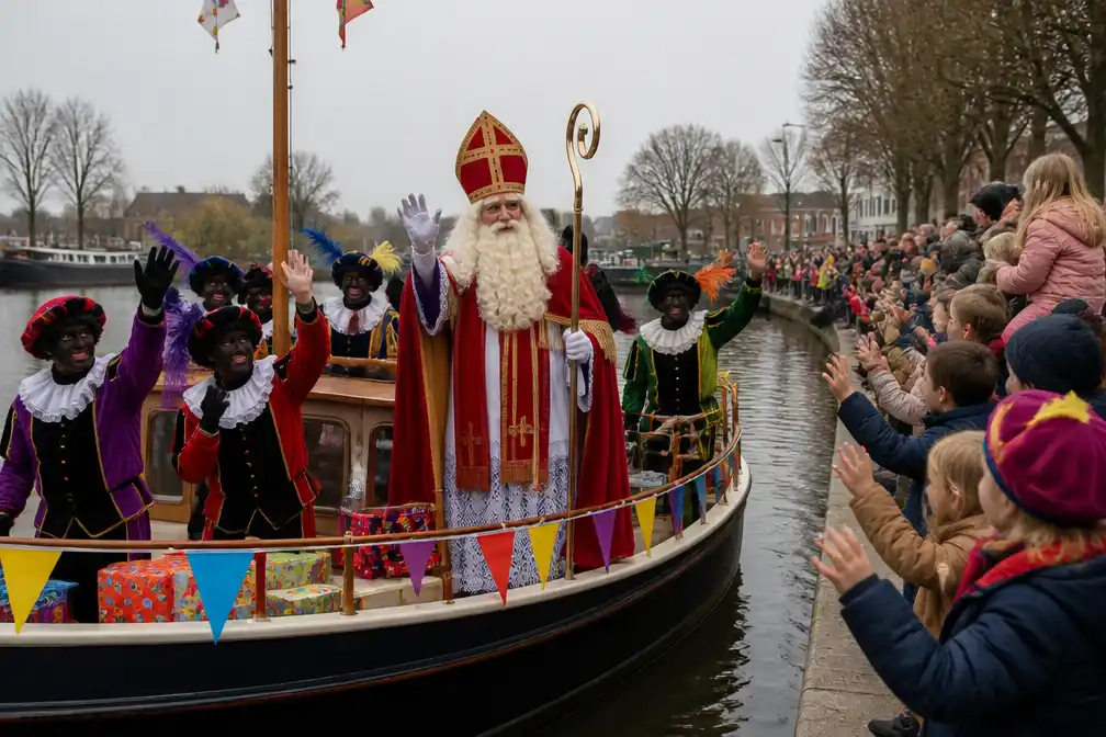 Sinterklaas komt op 15 november met de boot aan in Deinze