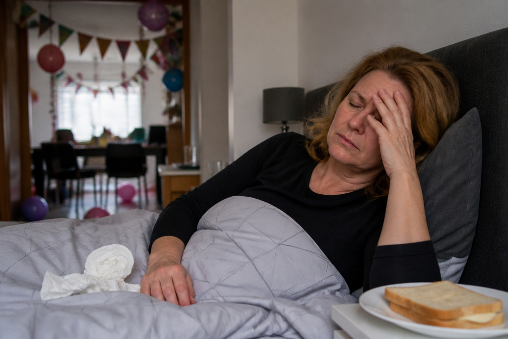 Migraine verpest verjaardag: Amanda Rooden (57) viert feest alleen in bed