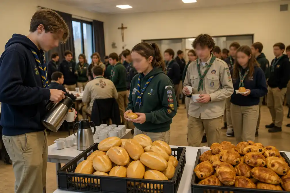 Geel verhuist ontbijt Dag van de Jeugdbeweging naar parochiecentrum Sint-Amands