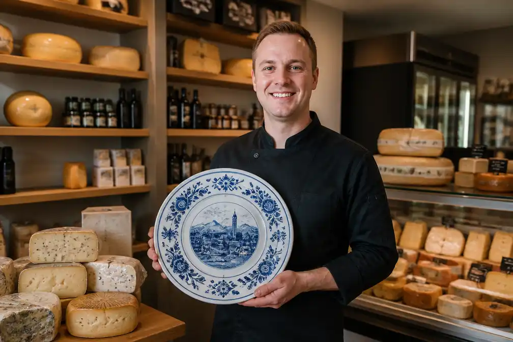 Kaasspeciaalzaak Tim Berkhout uit Rhoon wint prijs op Cheese Open in Kazachstan