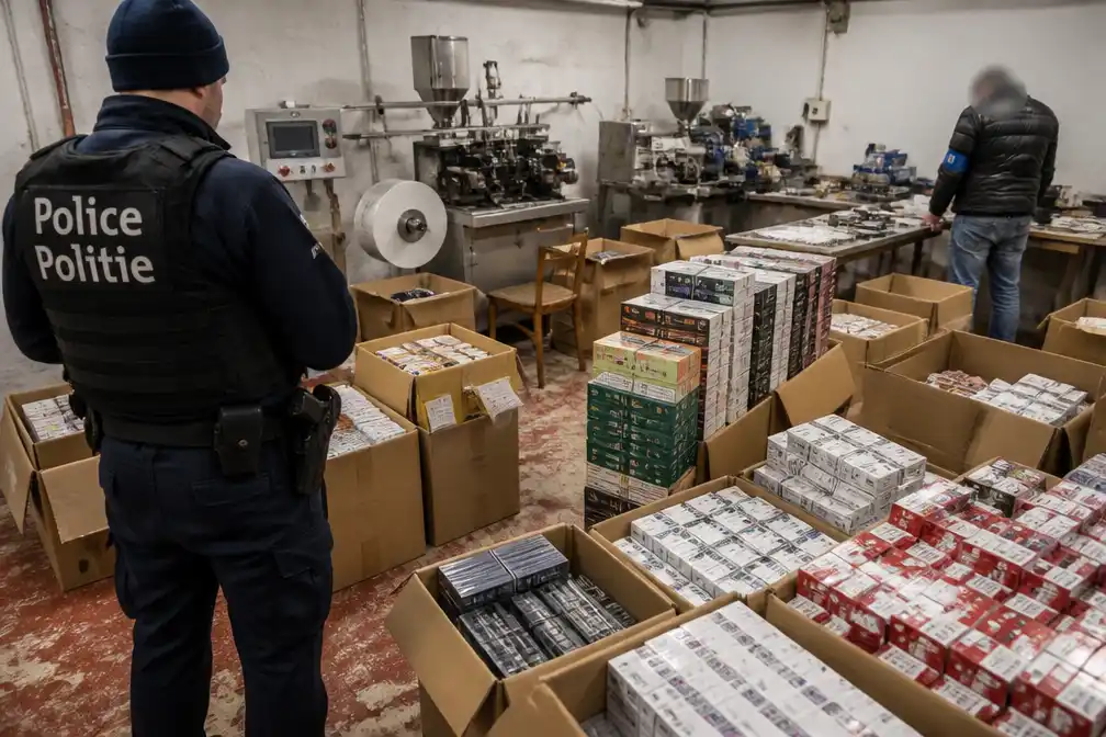 Brusselse politie ontdekt illegaal sigarettenatelier bij huiszoeking